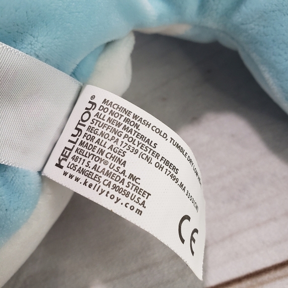 Squishmallows Blue Narwhal Whale Rainbow Horn Plush Toy 17 Inch 2019 - Picture 9 of 11